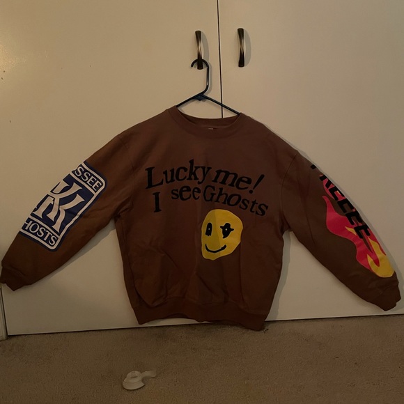 Tops - Lucky Me I See Ghosts Crew Neck Sweatshirt